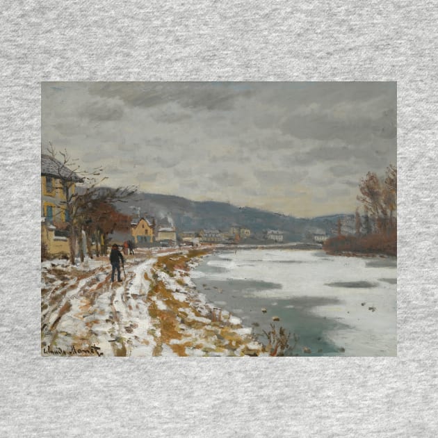 La Seine A Bougival by Claude Monet by Classic Art Stall